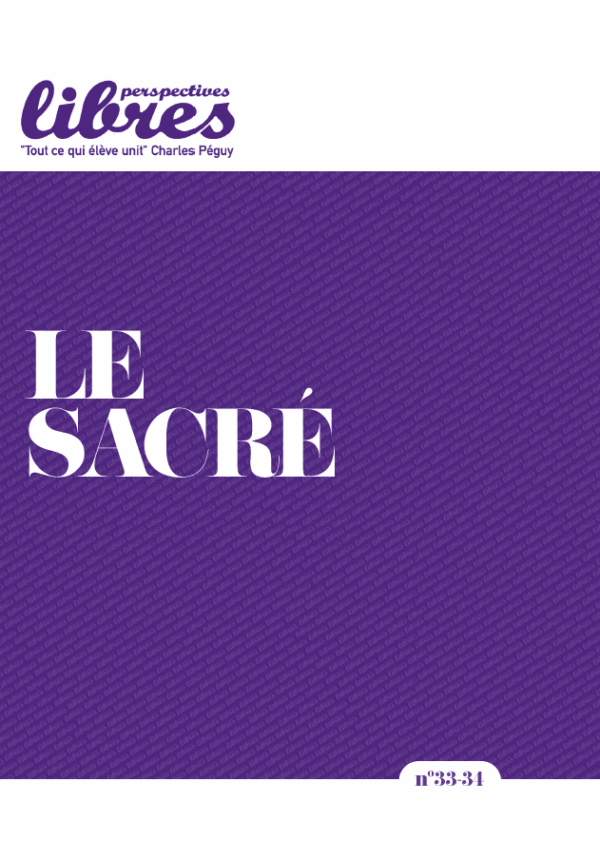 Perspectives Libres n°33 - 34 Le Sacré