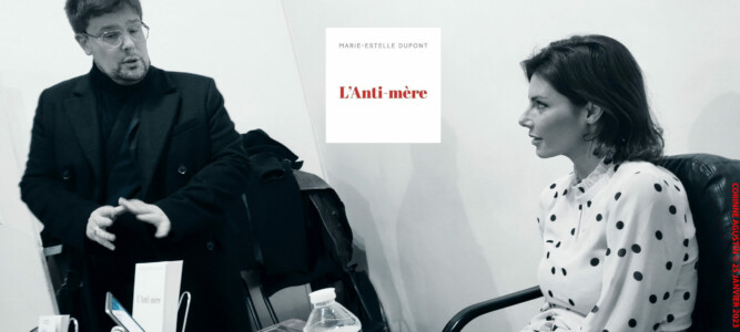 Pierre Yves Rougeyronn et Marie-Estelle Dupont auteur du livre "l'Anti-mère".