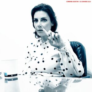 Marie-Estelle Dupont lors de sa conférence pour le Cercle Aristote du 25 Janvier 2023.